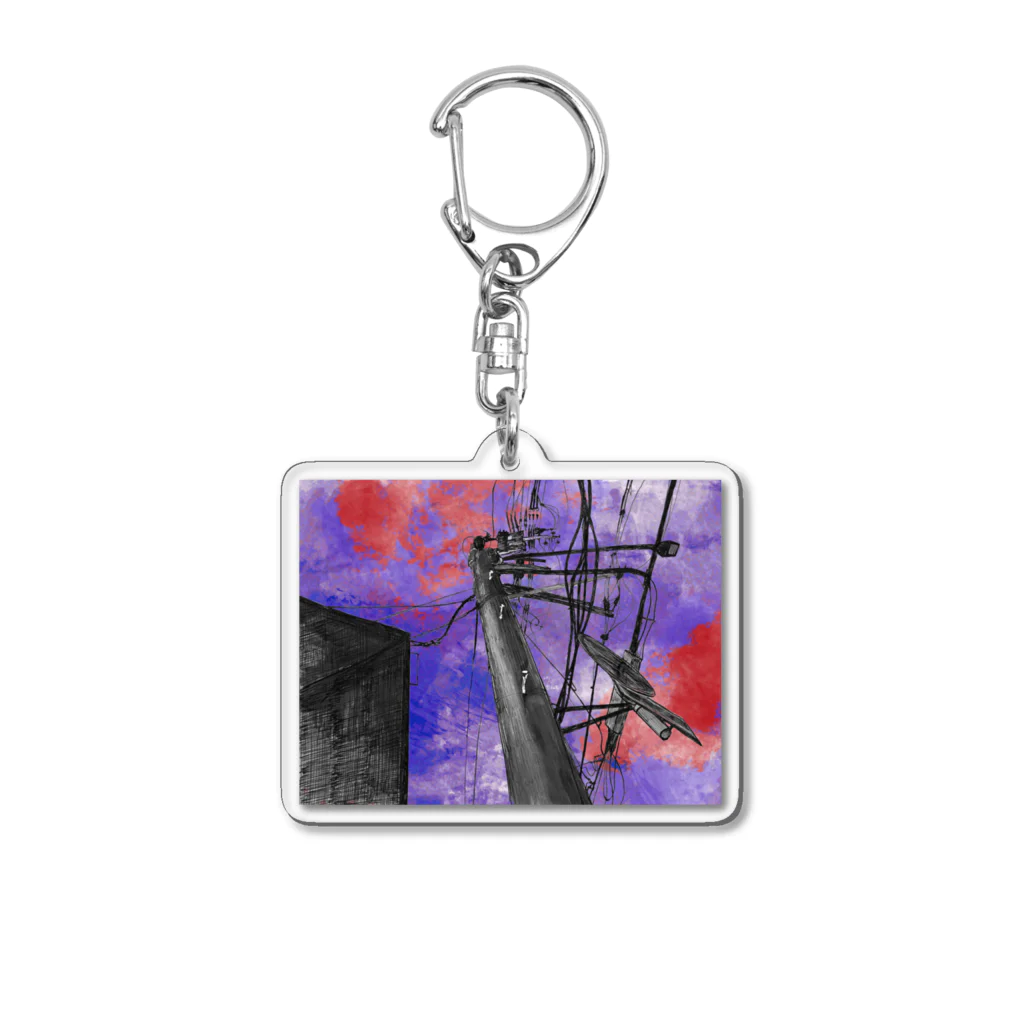 最果ての茜空 Acrylic Key Chain