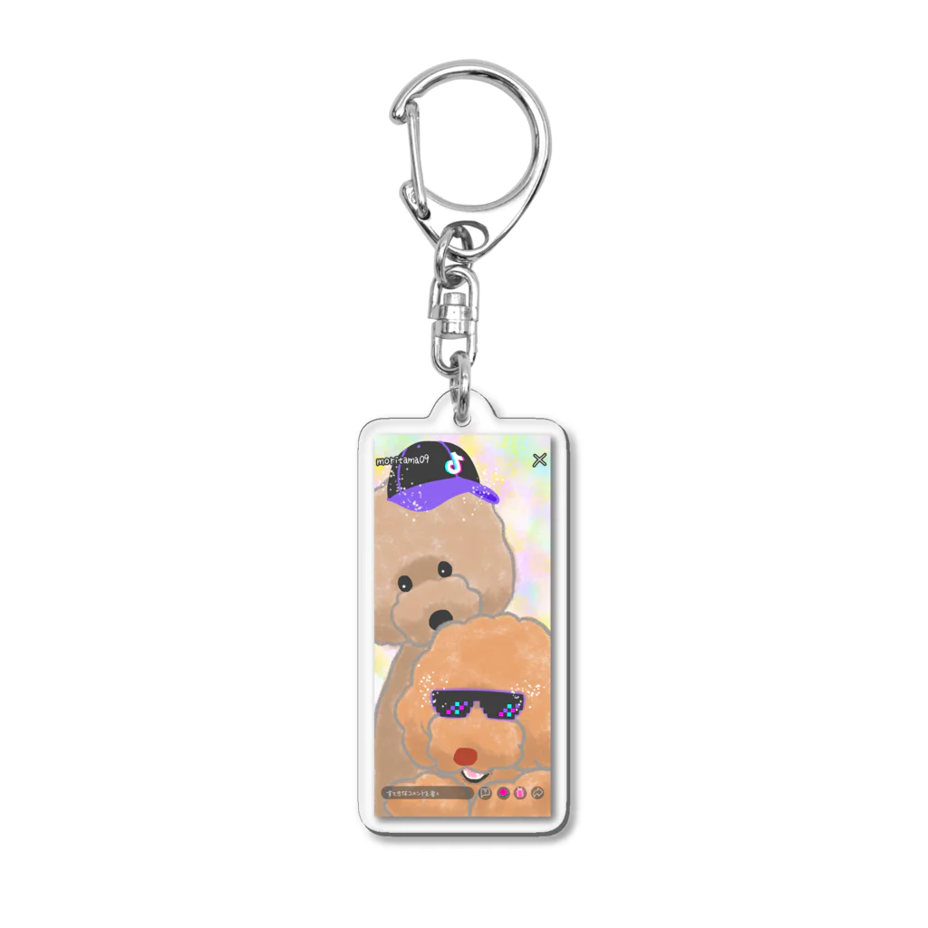 もりたまのTikTok LIVE風リロビン Acrylic Key Chain