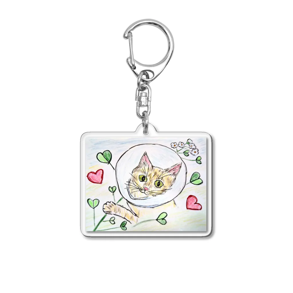 あやめのなずなちゃんの大冒険 Acrylic Key Chain