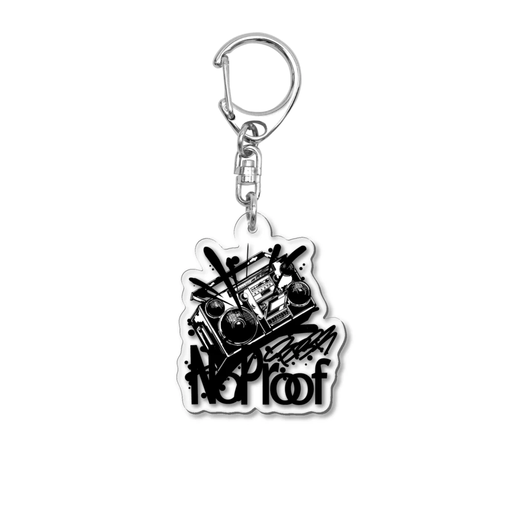 ONE PLUG DISordeRのNo proof Acrylic Key Chain