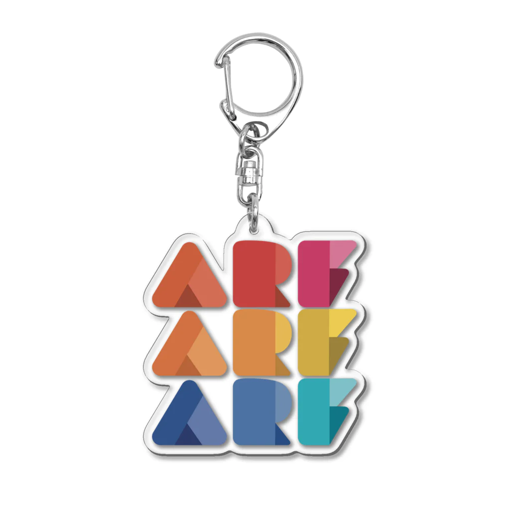 ARF2022のARF2022 ３連ロゴ Acrylic Key Chain