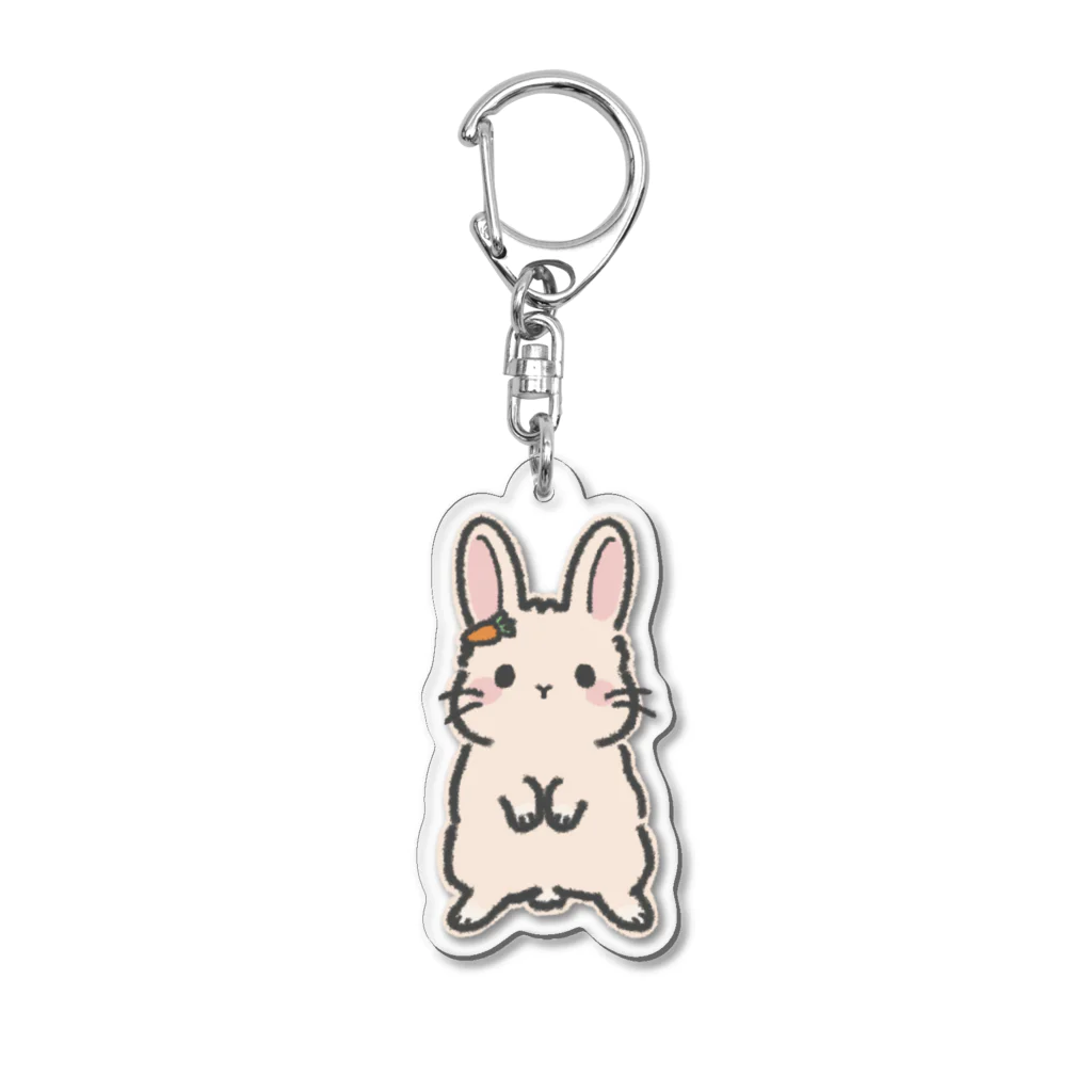 maruruのうさぎ　ネザーランドドワーフ Acrylic Key Chain