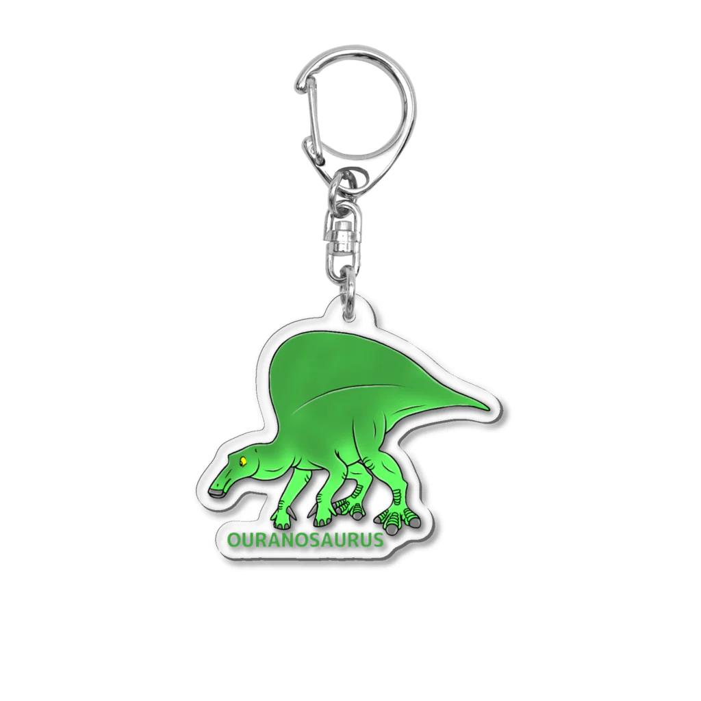 ZOO TYPHOONのオウラノサウルス Acrylic Key Chain