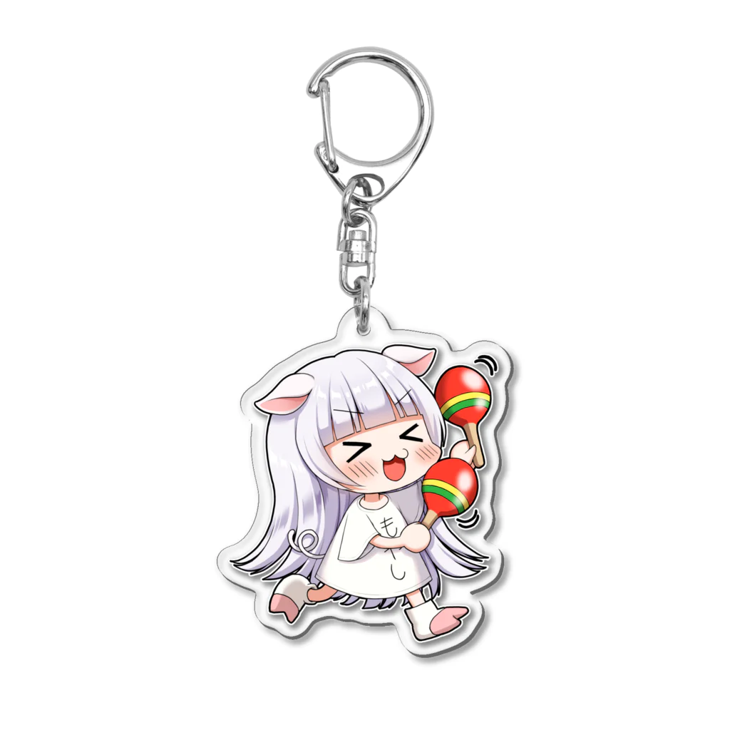 らぶかす守銭奴ショップのまらかす(50mmx50mm) Acrylic Key Chain