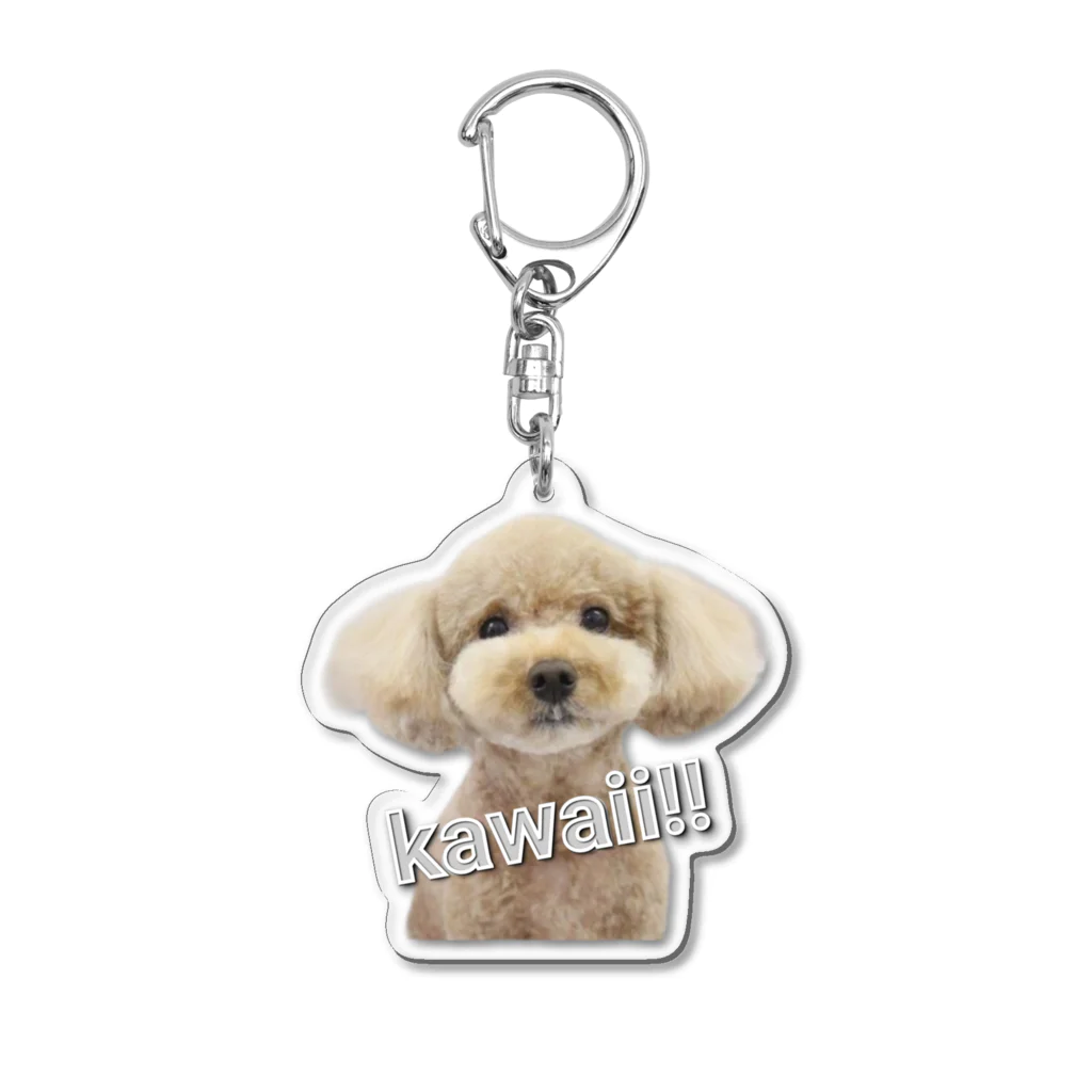 kuu※kawaii!!のトイプードルのくーちゃん アクリルキーホルダー