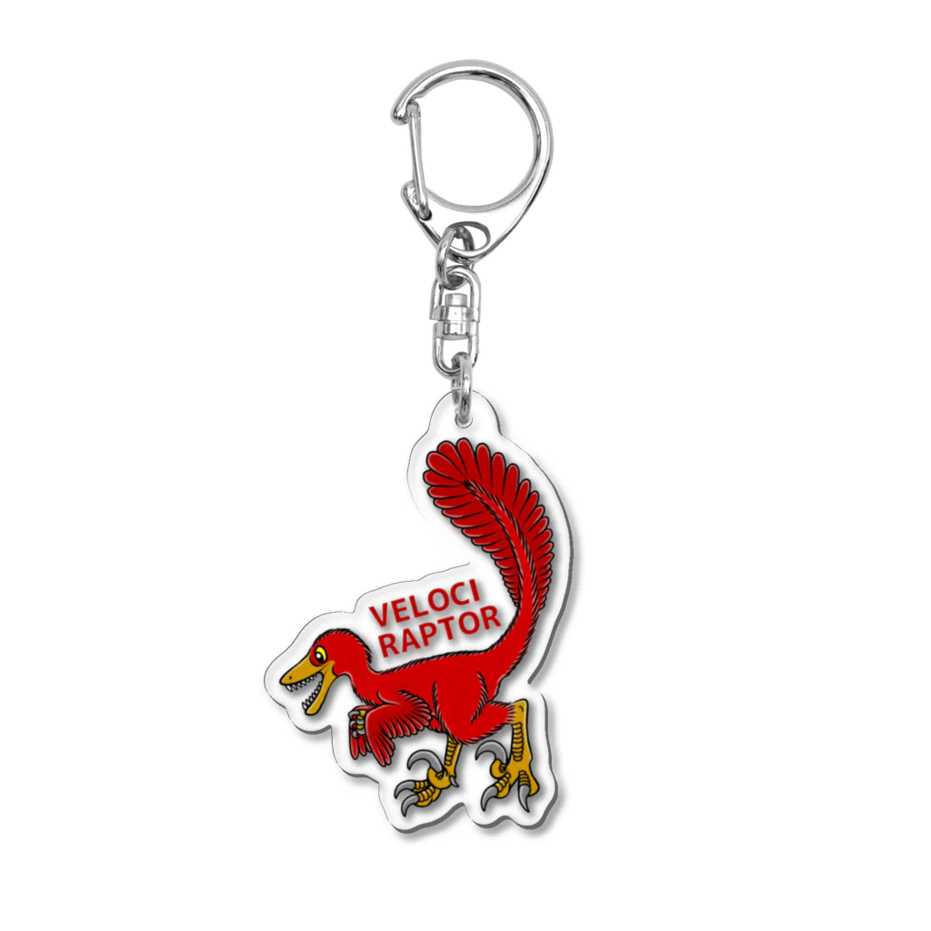 ZOO TYPHOONのベロキラプトル Acrylic Key Chain