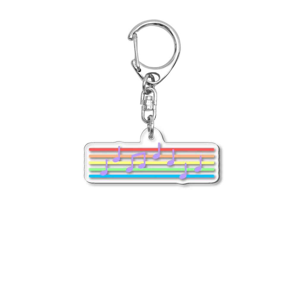 A33のレインボープライド　メロディー Acrylic Key Chain