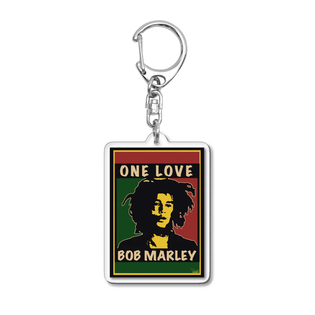 ３rd LaughのBOB MARLEY [ONE LOVE] アクリルキーホルダー