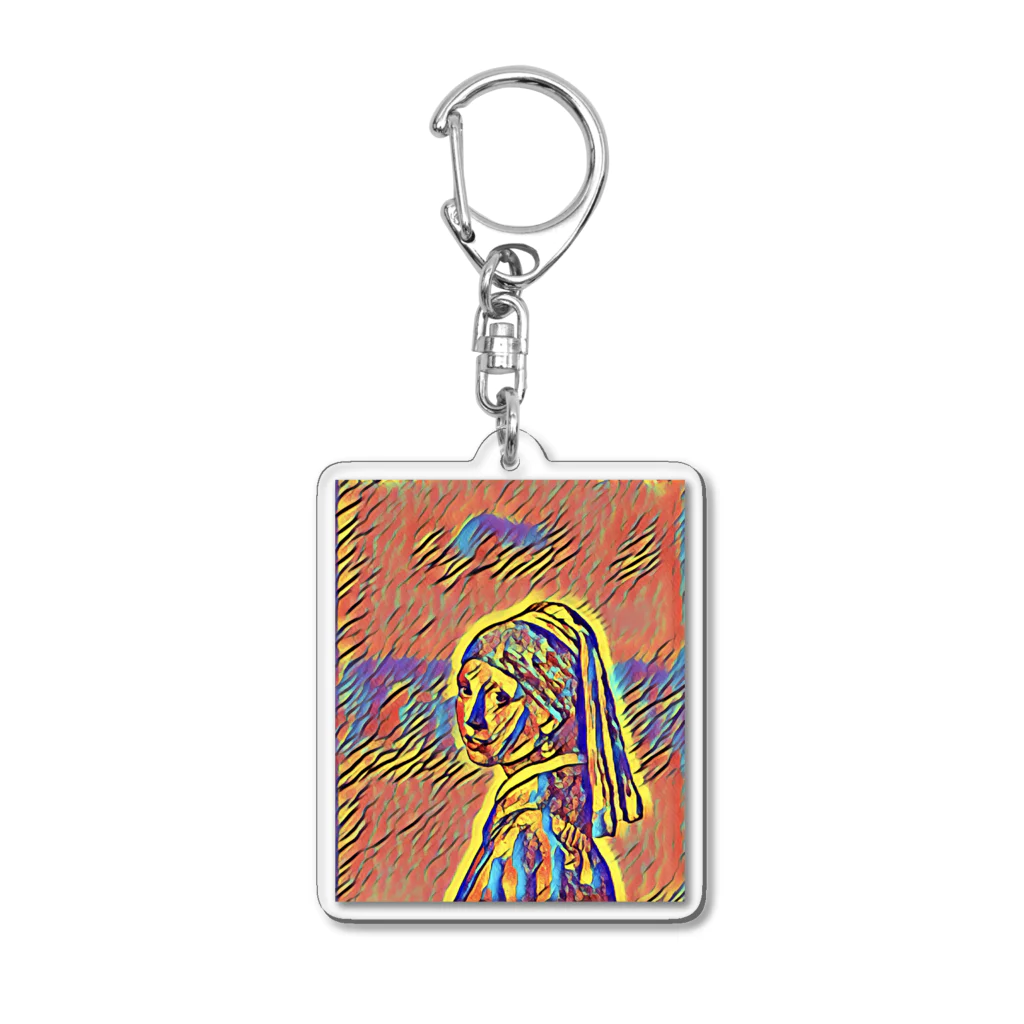 01NumbersNFTの『限定1個』150億名画✖️01NumbersNFT Acrylic Key Chain