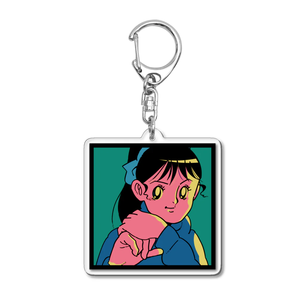 ハコベラのハコベラ　女の子 Acrylic Key Chain