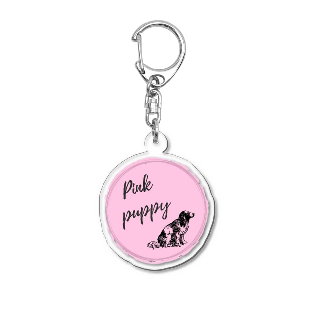 Pink puppyのPink puppy シリーズ Acrylic Key Chain