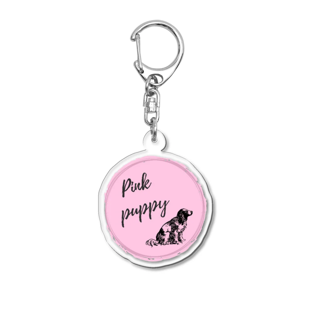 Pink puppyのPink puppy シリーズ アクリルキーホルダー