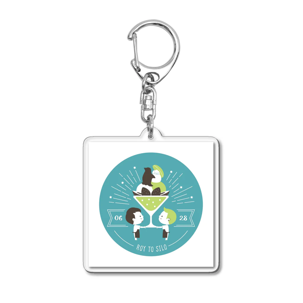 RoytoSilo🐧歌舞伎町 夜パフェ屋のロイトシロかずげんアクキー Acrylic Key Chain