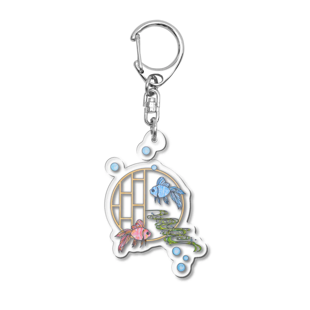 NANASHOPのGoldFish金魚 Acrylic Key Chain