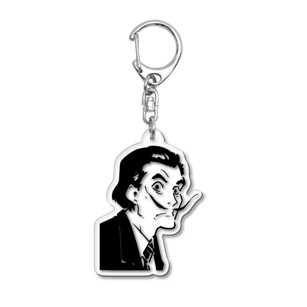 山形屋米店のサルバドール・ダリ(Salvador Dalí) Acrylic Key Chain