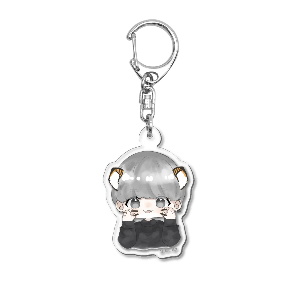 絃のがおがお Acrylic Key Chain