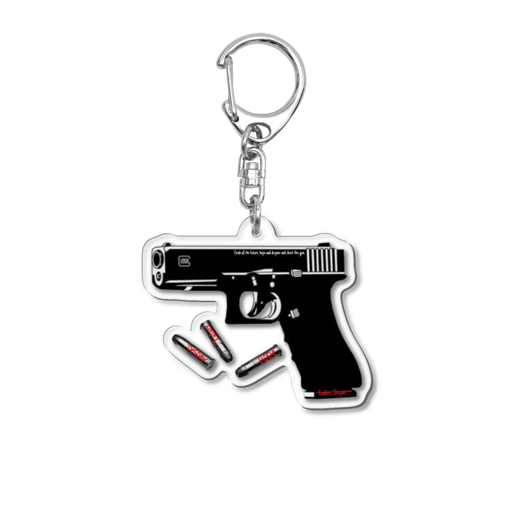 Endless despairのGlock3. Acrylic Key Chain