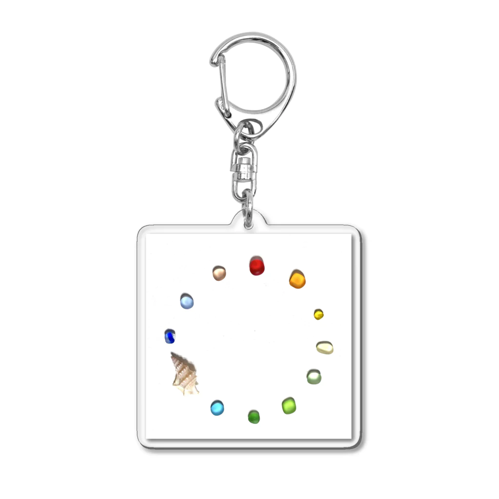 かわいいやの海の思い出　１ Acrylic Key Chain