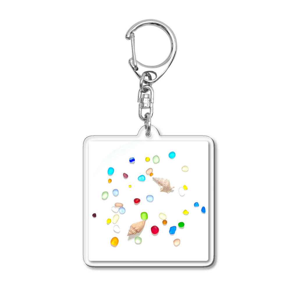 かわいいやの海の思い出　2 Acrylic Key Chain