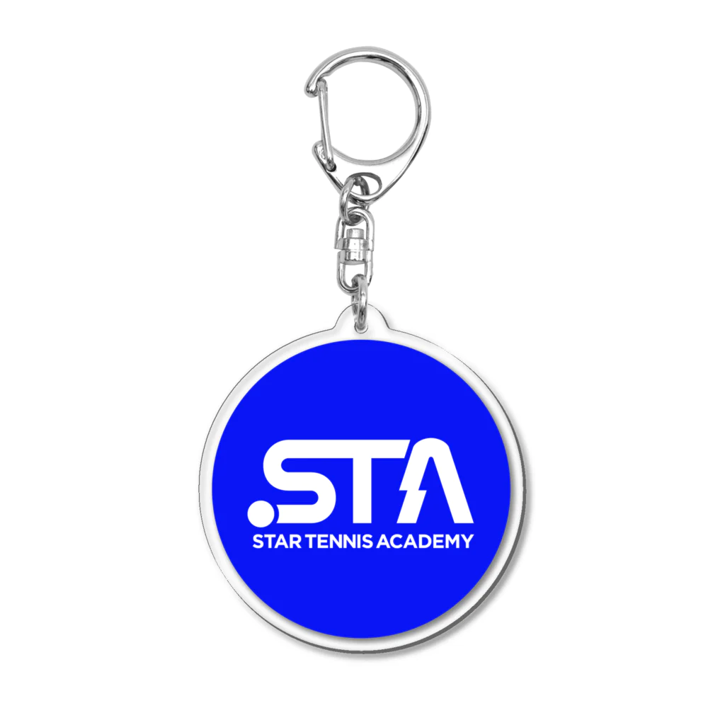 スターテニスアカデミー / スタテニのSTA青ロゴ Acrylic Key Chain