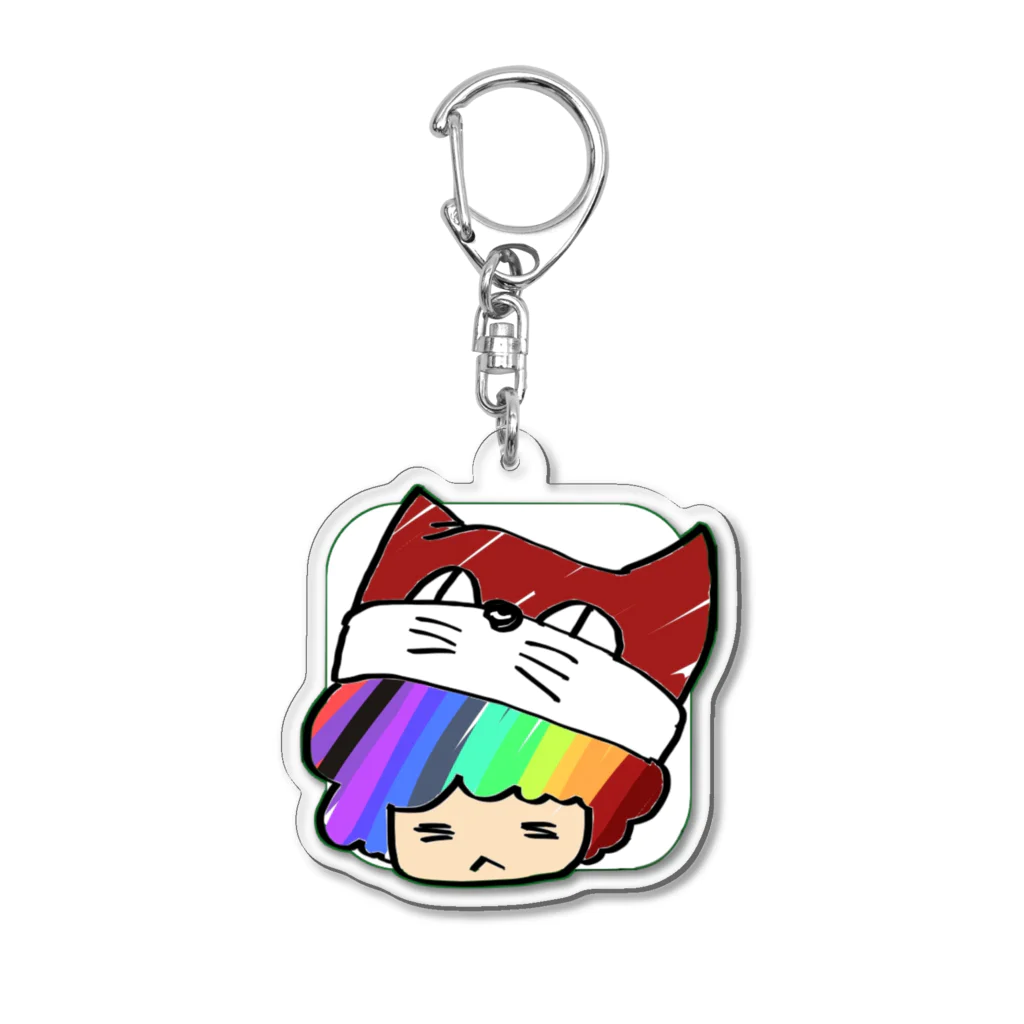 あふろ部のあふろきっちゅ☆ Acrylic Key Chain