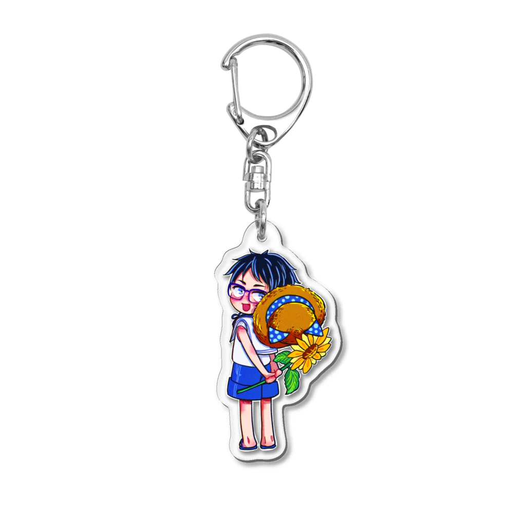 あにそんば〜べあきゃっとのひまわりゆうやアクキー Acrylic Key Chain