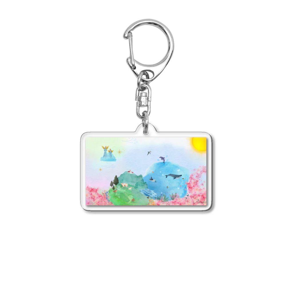 Luanaのレムリアの世界  Acrylic Key Chain