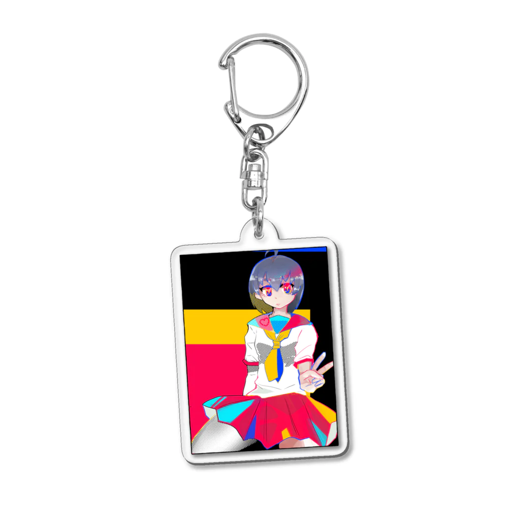 パンドラブラスト出張所　SUZURI店のまんがの子 Acrylic Key Chain