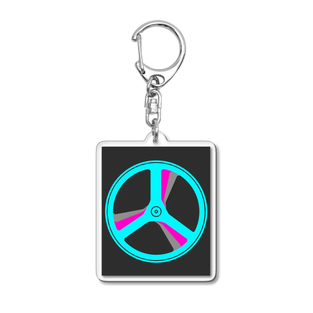 komgikogikoの3バトンホイール Acrylic Key Chain