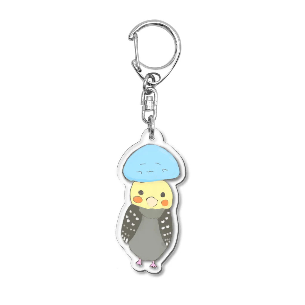 スライムバケツ店の灰ちゃんー純喫茶【集堂】様寄贈品にて Acrylic Key Chain