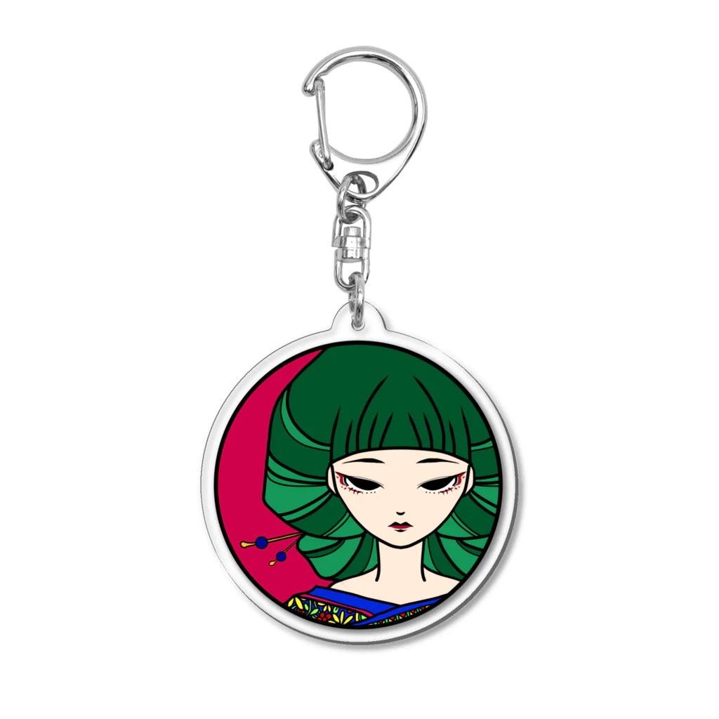 PLUMＭOONの和girl Acrylic Key Chain