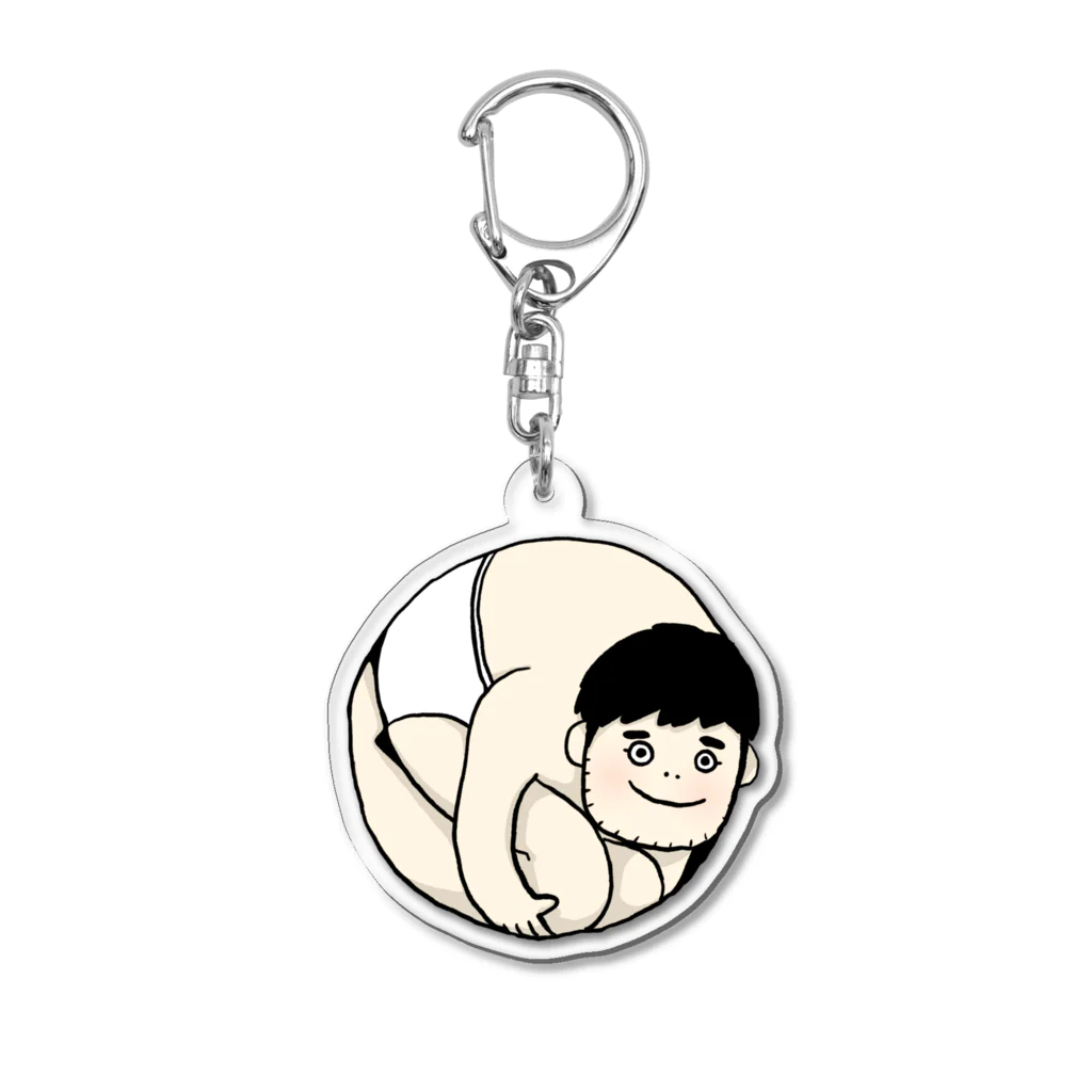 くまあきひろのコロコロくまあき Acrylic Key Chain