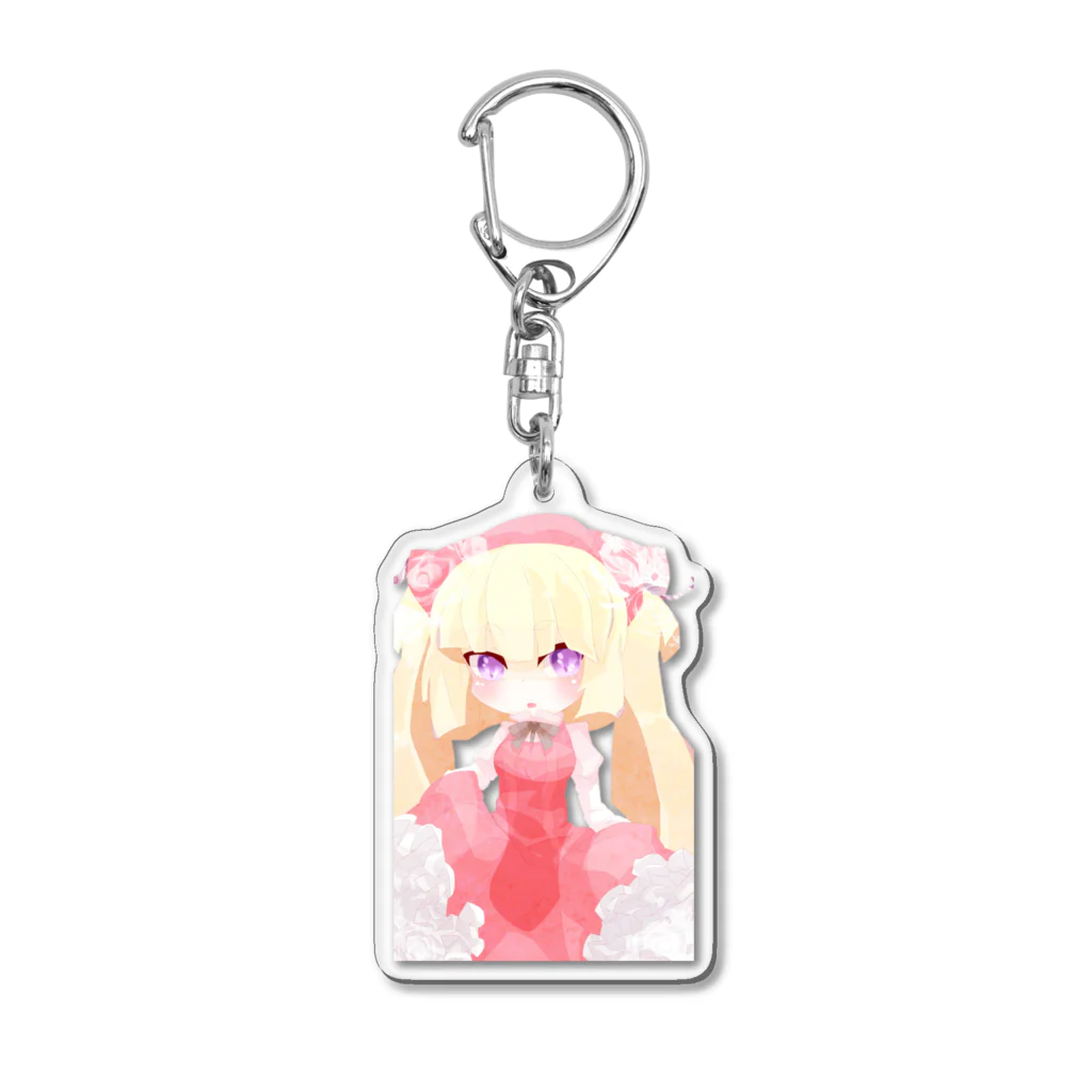 pumuz屋さんの金髪の女の子 Acrylic Key Chain