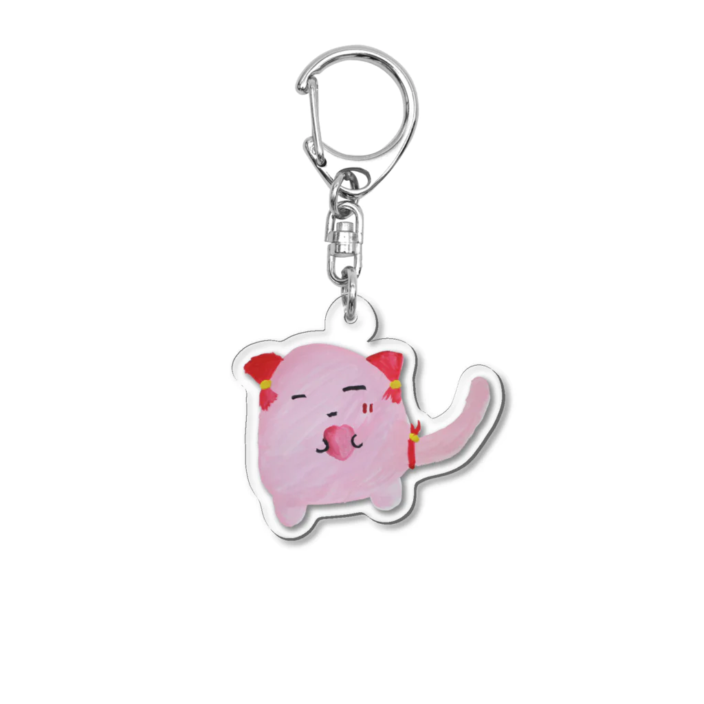 SaFu-Art shopのピンちゃん Acrylic Key Chain