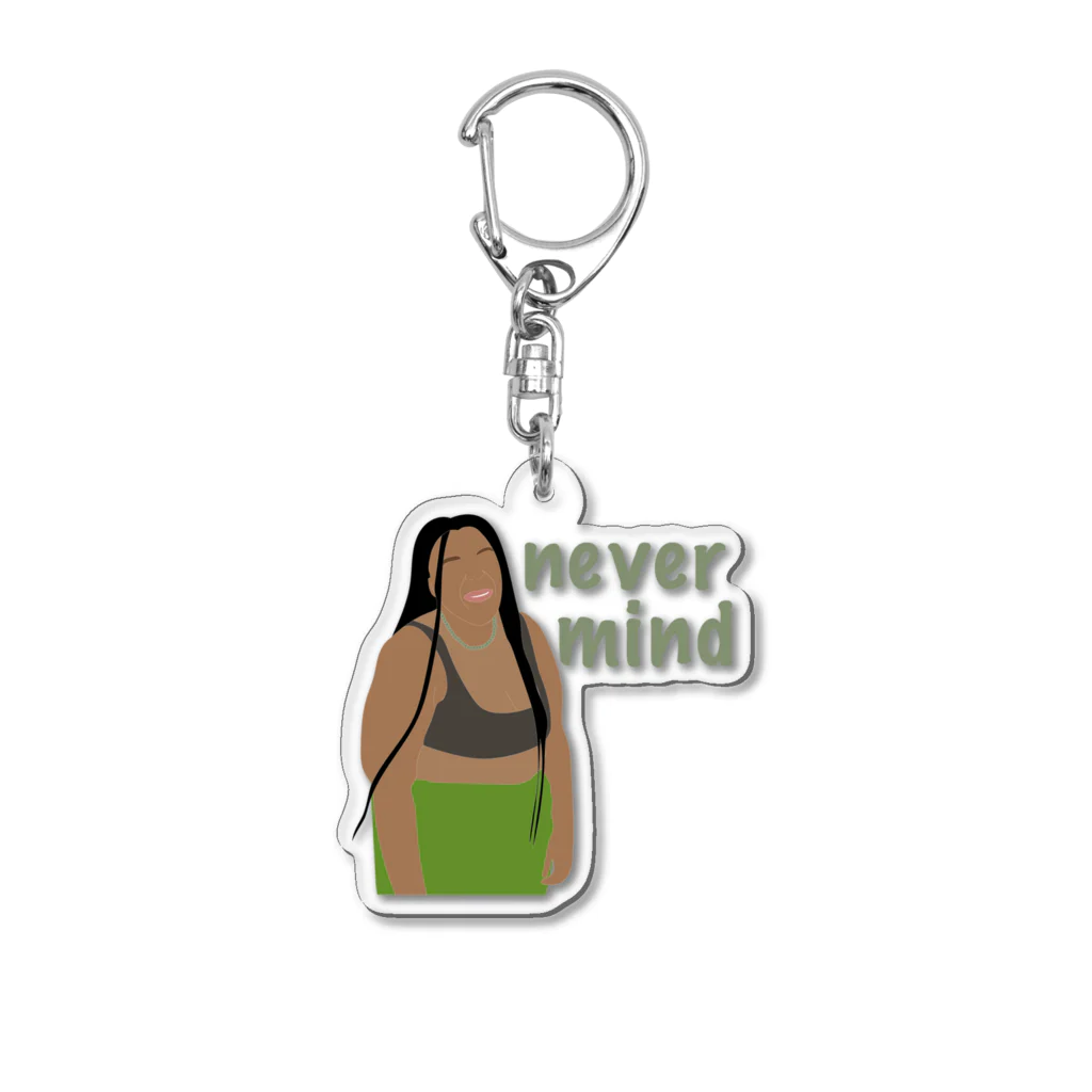 RainbowTokyoのNever mind Acrylic Key Chain