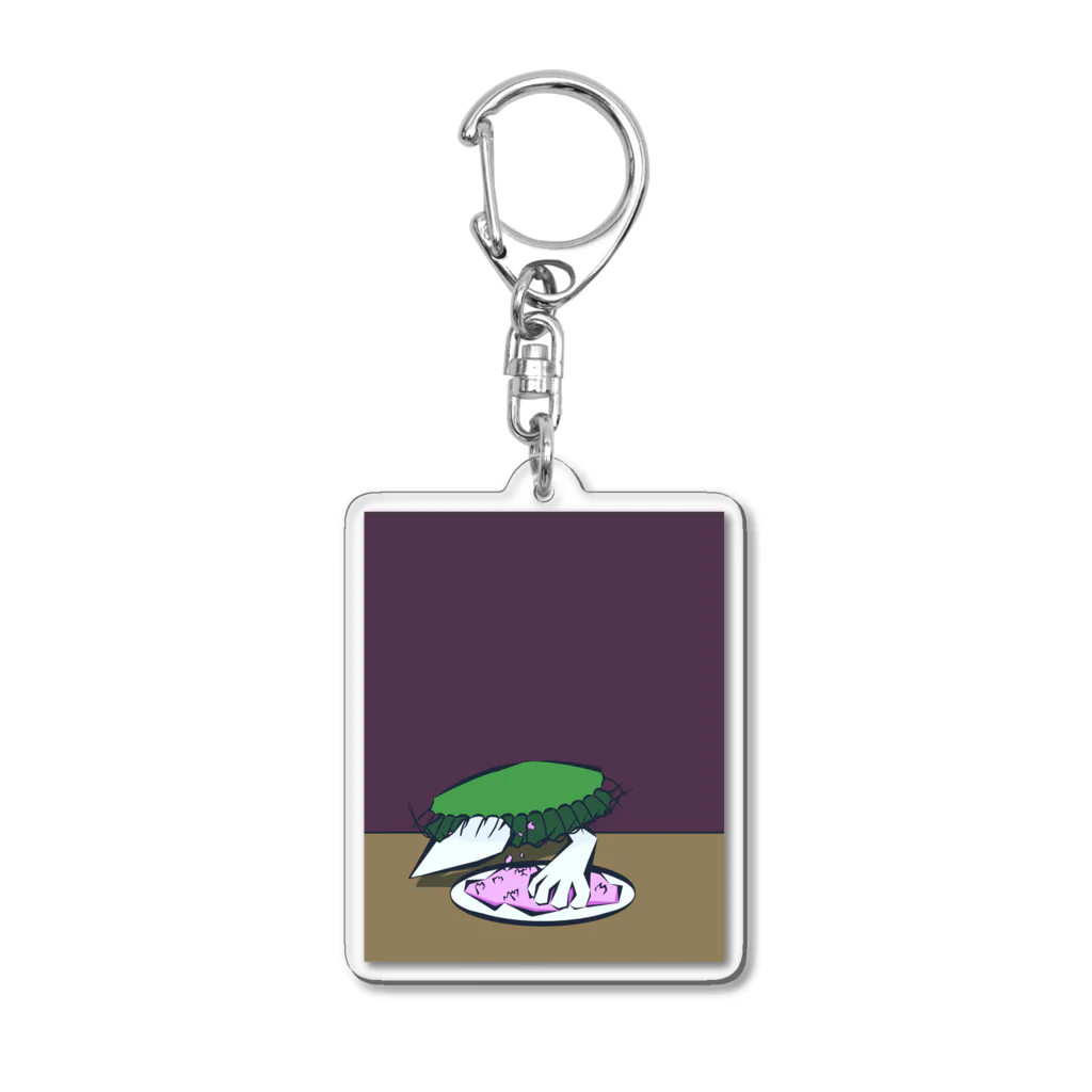 花瓶の疑問の承認欲求 Acrylic Key Chain