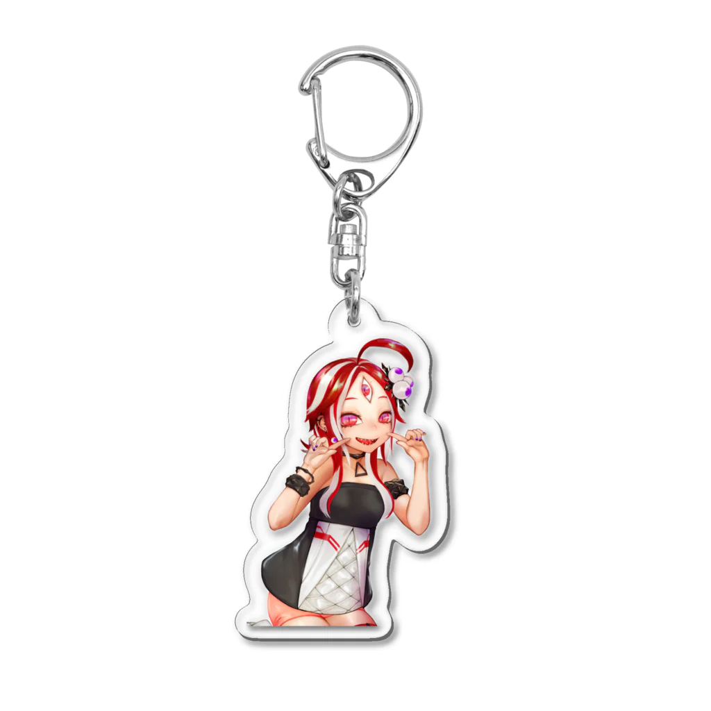 赤井 夕の赤井夕イラスト版キーホルダー Acrylic Key Chain