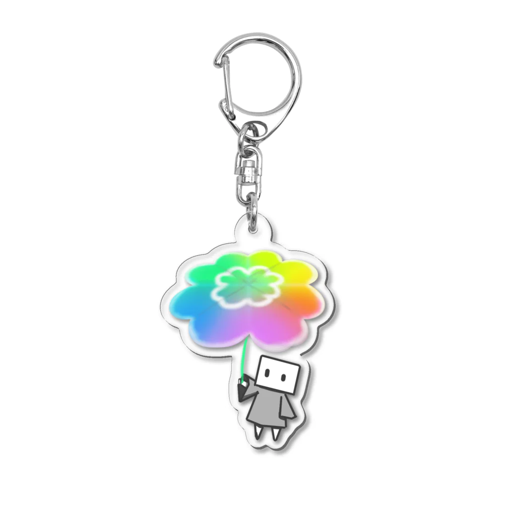 KaPPaのクローバーとハコの助 Acrylic Key Chain