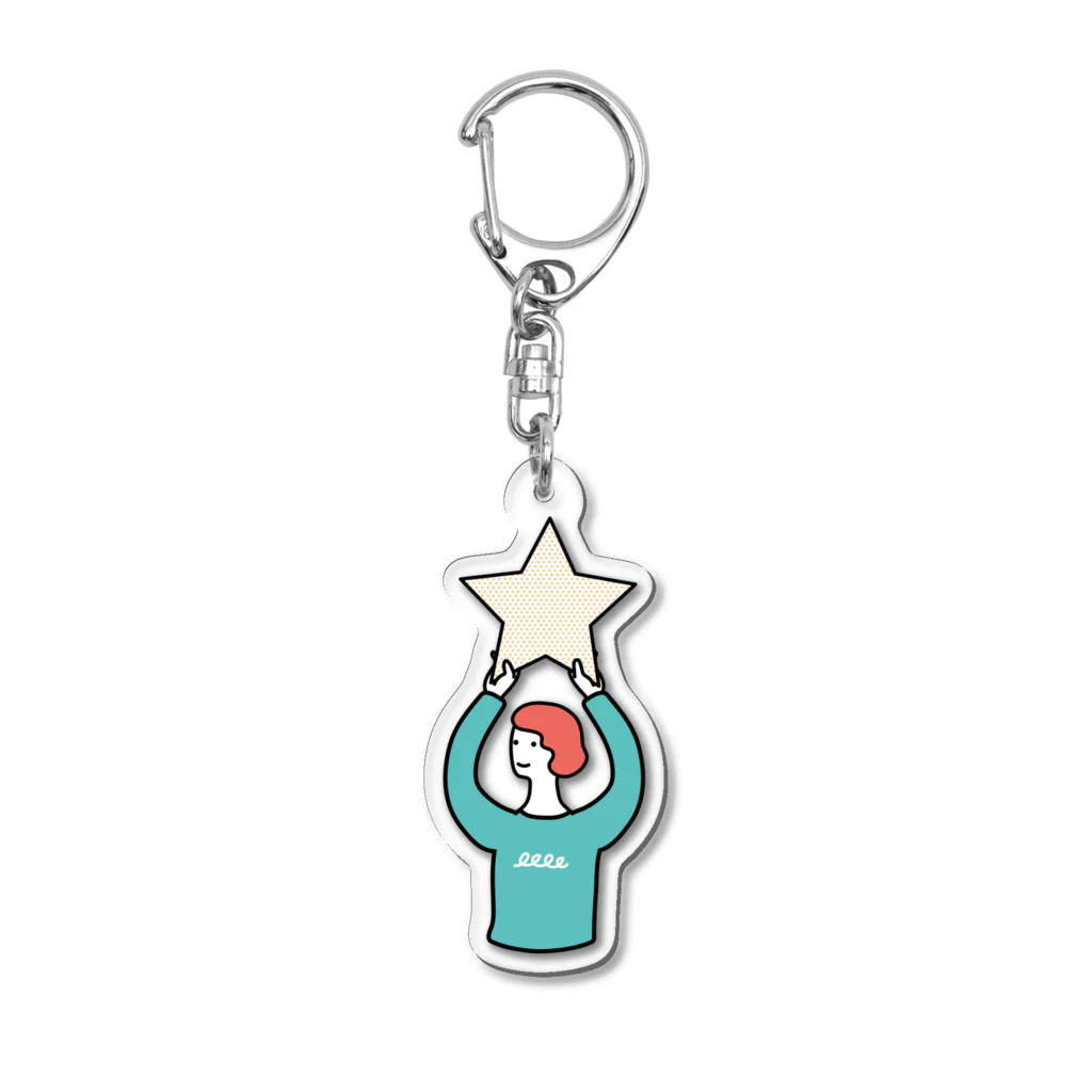 マツの一番星 Acrylic Key Chain