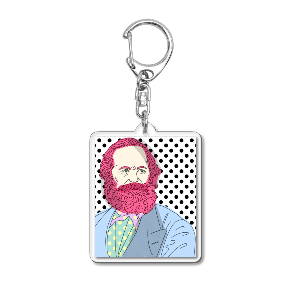 PAL🚩SHOPの【限定】マルクスおじさん Acrylic Key Chain