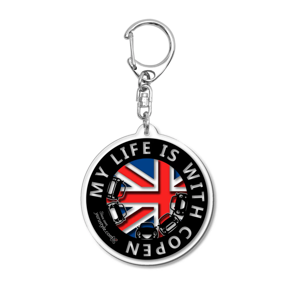 ユルスタ＠SUZURIのMY LIFE IS WITH COPEN｜ユルスタ Acrylic Key Chain