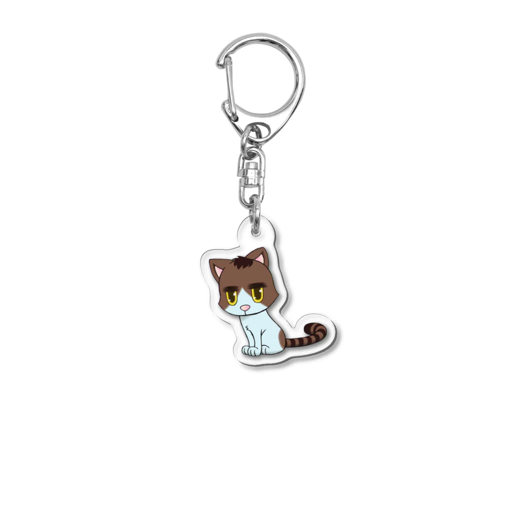 にゃんちゃんずのもち子キーホルダー Acrylic Key Chain