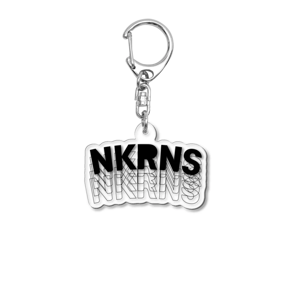 NKRNSのNKRNS アクリルキーホルダー　ロゴ黒 Acrylic Key Chain