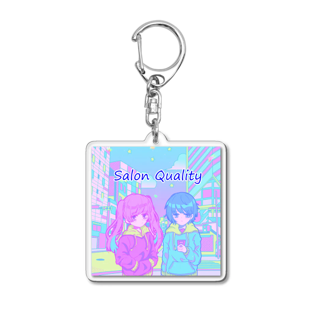 ヒカリロボ💈ヘアーサロンイナビカリのSalon Quality Acrylic Key Chain