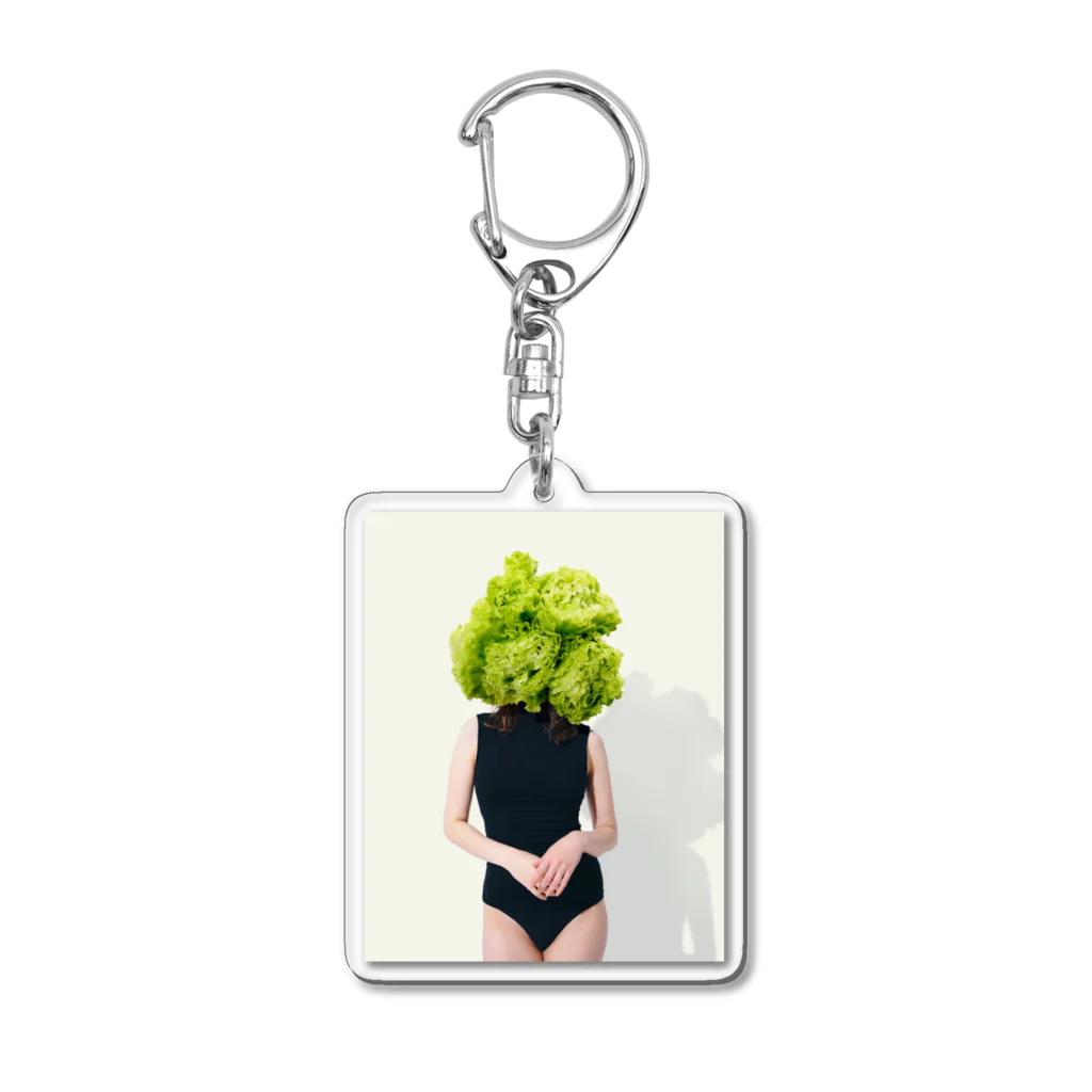 trickNFTartの土桔梗(Eustoma) Acrylic Key Chain