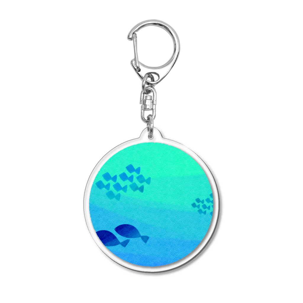  すたこらたったの海 Acrylic Key Chain