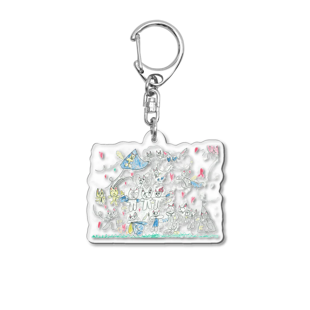 おもしろストアのニャ〜 Acrylic Key Chain