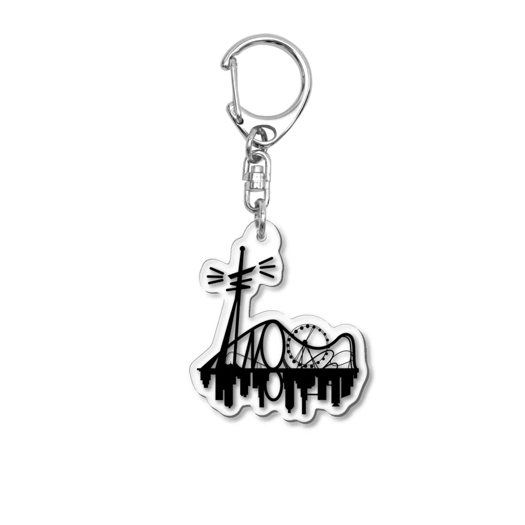 ASHINO official goodsのシティロゴ アクリルキーホルダー Acrylic Key Chain