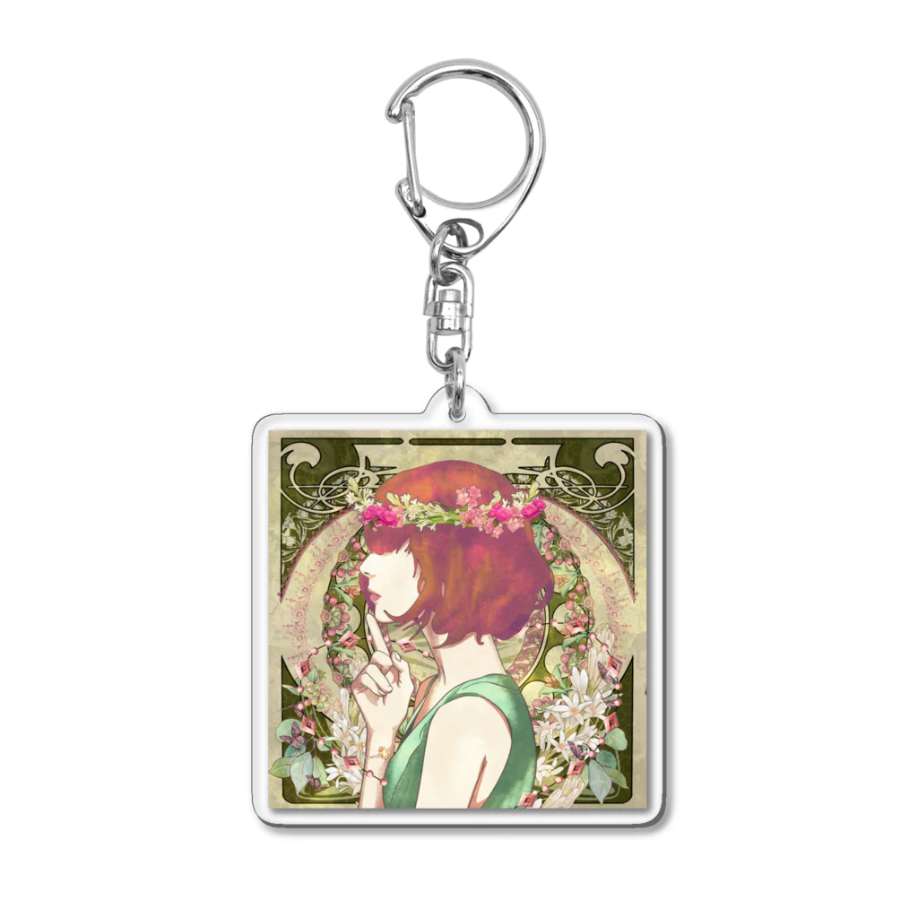 Kenny Goodsの秘密の花園 Acrylic Key Chain