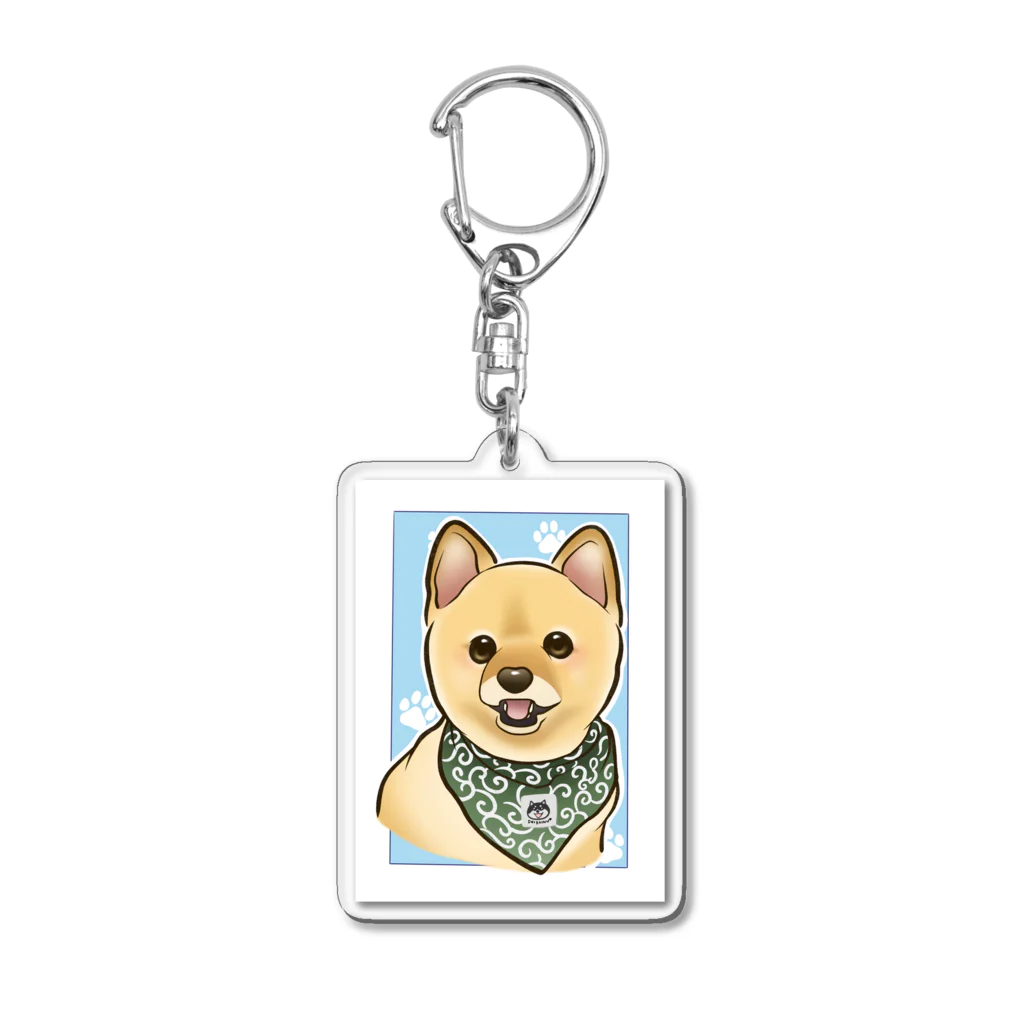 ポメラニアンのポメくんのポメラニアンのポメくん Acrylic Key Chain